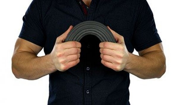 Cando Flexbar , El , Parmak , Bilek ve Kol Güçlendirme Barı , bilek Egzersizi Siyah Renk (Extra Sert - 3