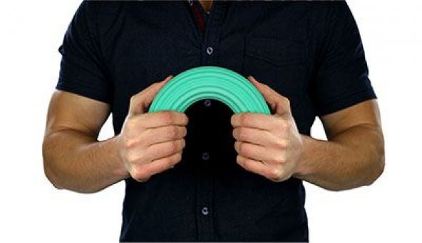 Cando Flexbar , El , Parmak , Bilek ve Kol Güçlendirme Barı , bilek Egzersizi Yeşil Renk (Sert ) 10- - 3