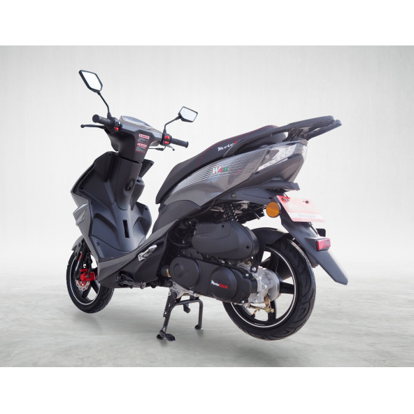 MOTOLUX W46 50CC BENZİNLİ SCOOTER GRİ - 7