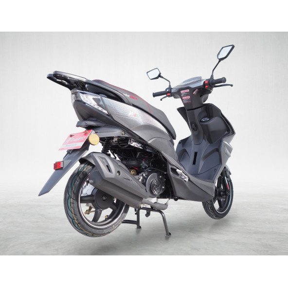 MOTOLUX W46 50CC BENZİNLİ SCOOTER GRİ - 8