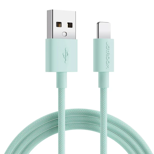 Joyroom İphone USB Renkli Yanmaz Silikon Data Şarj Kablosu - 2
