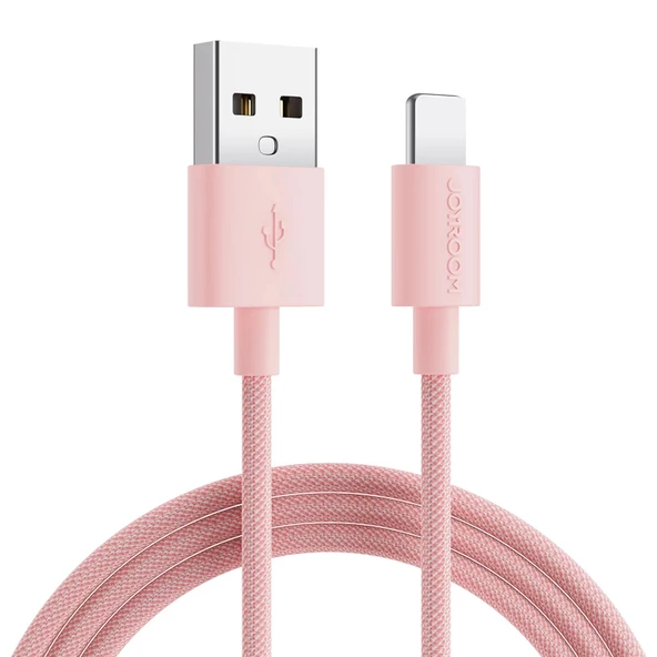 Joyroom İphone USB Renkli Yanmaz Silikon Data Şarj Kablosu - 3
