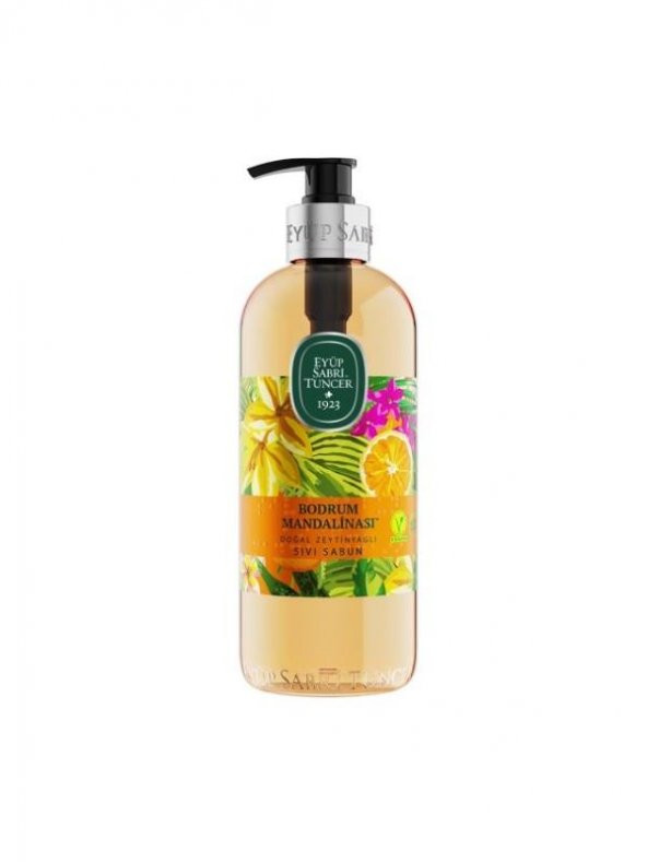 EYÜP SABRİ TUNCER ZEYTİN YAĞLI SIVI SABUN BODRUM MANDALİNASI 500ML - 1