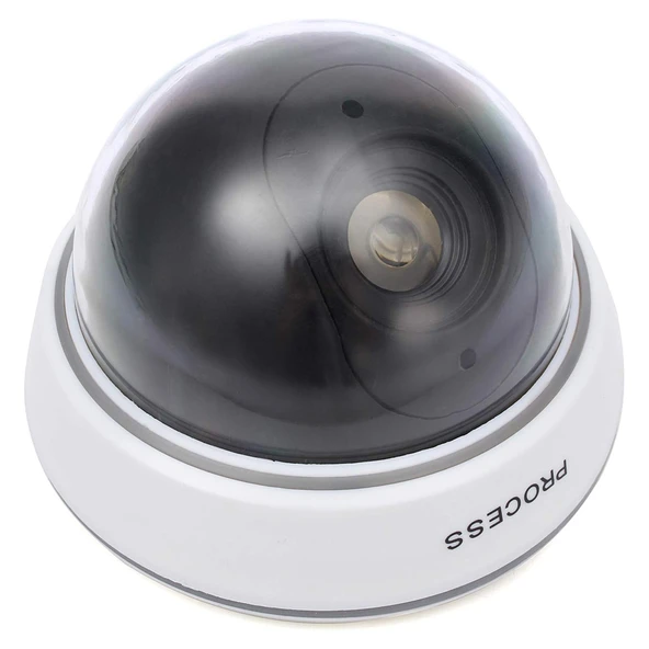 Powermaster PM-2001 Kırmızı Ledli Maket Dome Kamera Caydırıcı Kamera