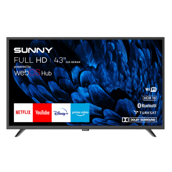 Sunny SN43DAL540 FULL HD 43" 109 Ekran Uydu Alıcılı webOS Smart LED TV