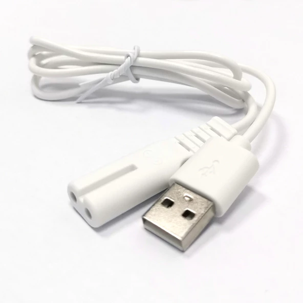 Ayt Tıraş Makinaları İçin Usb Şarj Kablosu 1 Metre 7.7 x 13.7 mm No:5 - 2