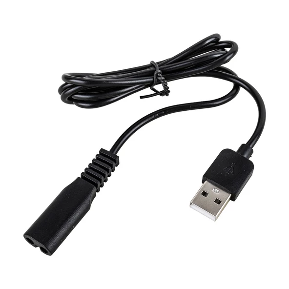 Ayt Tıraş Makinaları İçin Usb Şarj Kablosu 1 Metre 7.7 x 13.7 mm No:5 - 3