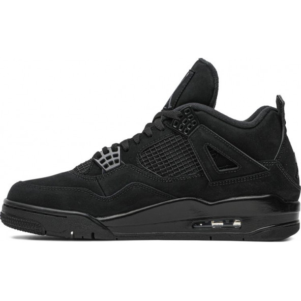 Nike Air Jordan 4 Retro Black Cat Erkek Spor Ayakkabı - 2