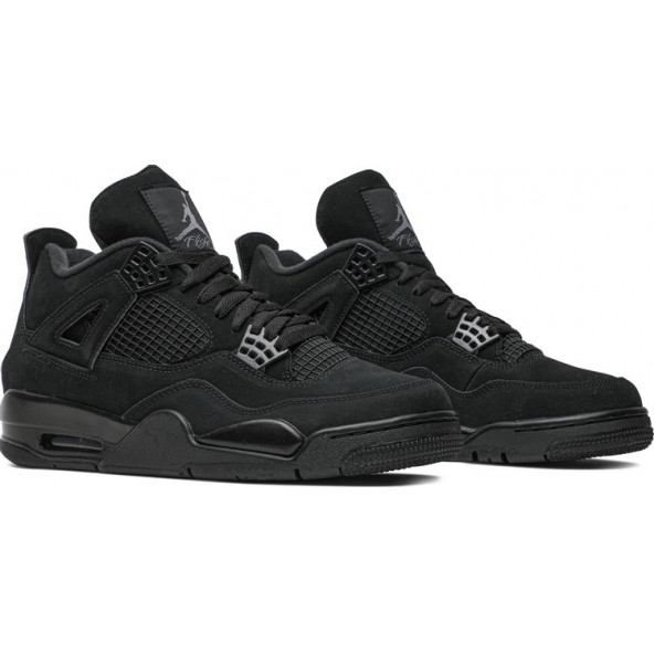 Nike Air Jordan 4 Retro Black Cat Erkek Spor Ayakkabı - 6