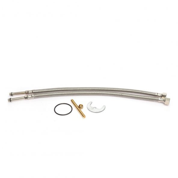 Venita Mat Beyaz Gold Mutfak ve Lavabo Batarya Set - 5