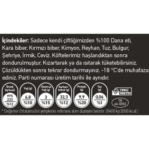 Maraş İçli Köfte 6 Adet - 3