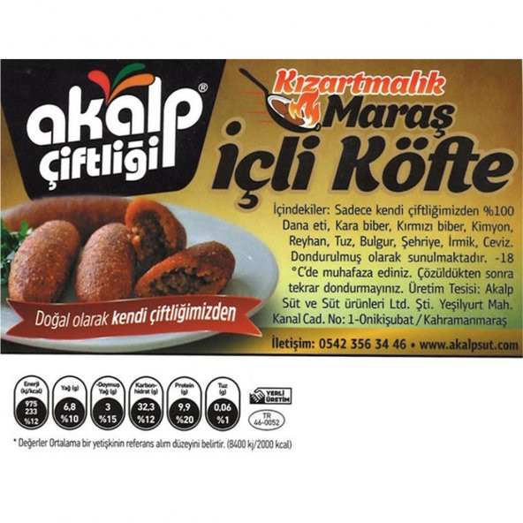 Kızartmalık İçli Köfte 6 Adet - 2