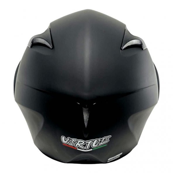 LS5 Çene Açılır Güneş Vizörlü  Siyah Motosiklet Kaskı MD808 - 3