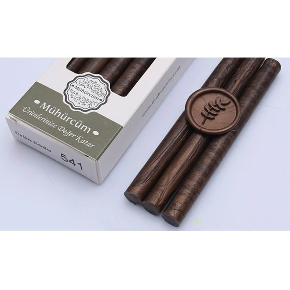 Mühür Mumu Çubuk 11mmx120mm 10lu Paket Model:541 SEDEF KOYU BRONZ ürün görseli
