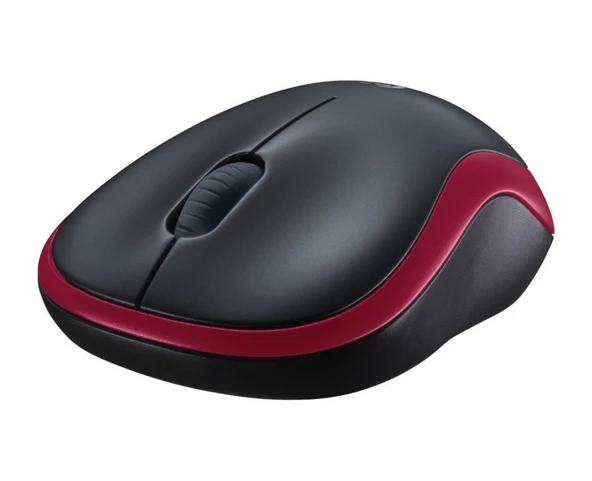 Logitech M185 Kablosuz Mouse Siyah-Krmz 910-002237 - Resim 2