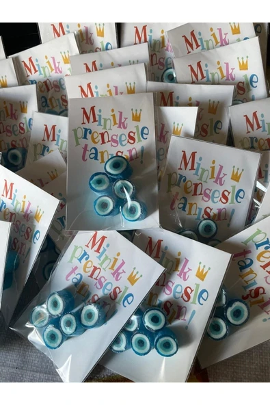 ŞEKERCİYAŞAR Renkli Baby Shower - Mevlit - Sünnet - Doğum Günü Hediye Şekeri 50 Adet - Resim 2