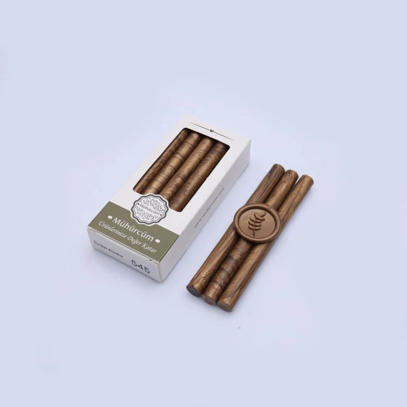Mühür Mumu Çubuk 11mmx120mm 10lu Paket Model:545 AÇIK BRONZ ALTIN - Resim 3
