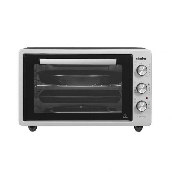 Simfer 4244 İnox Gri 42 Litre Turbo Midi/Mini Fırın
