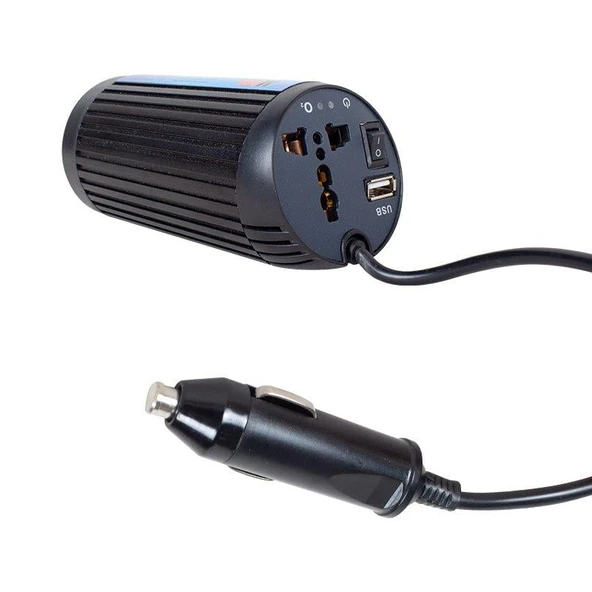 Powermaster 150 Watt DC12V AC220V Çakmaktan Power İnverter - 8