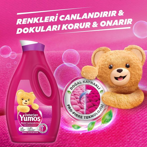 Yumoş Sıvı 1690ML Renkli - 5