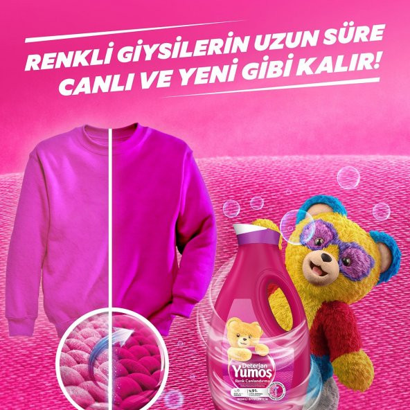 Yumoş Sıvı 1690ML Renkli - 6
