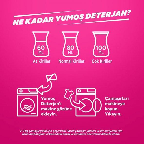 Yumoş Sıvı 1690ML Renkli - 9