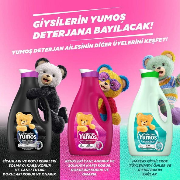 Yumoş Sıvı 1690ML Renkli - 10