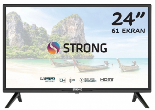 Strong MS24EC2000 HD 24" 61 Ekran Uydu Alıcılı LED TV