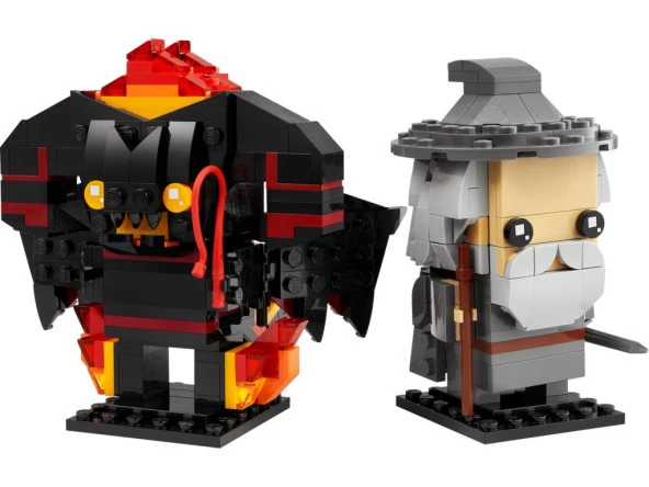 LEGO BrickHeadz 40631 Gri Gandalf ile Balrog (348 Parça)