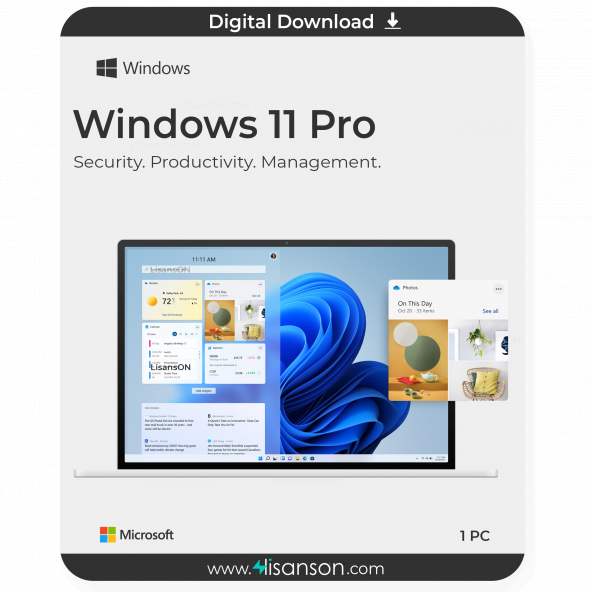 MICROSOFT Windows 11 Pro Dijital Lisans Anahtarı