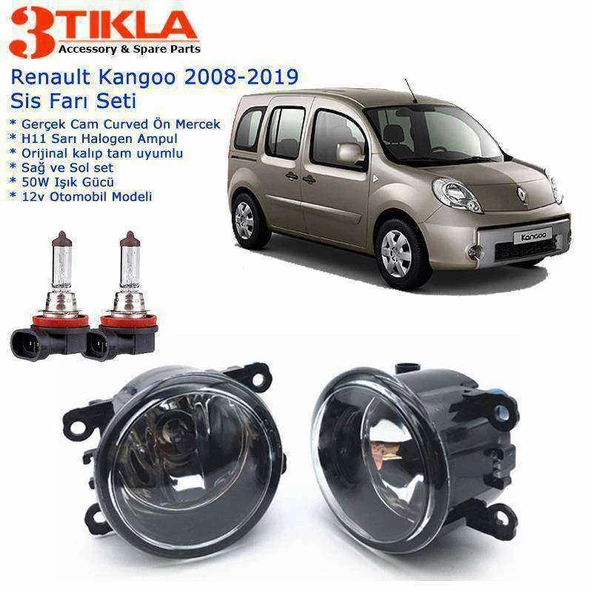 Renault Kangoo 2017 Sis Farı Set  Oem:  8200074008