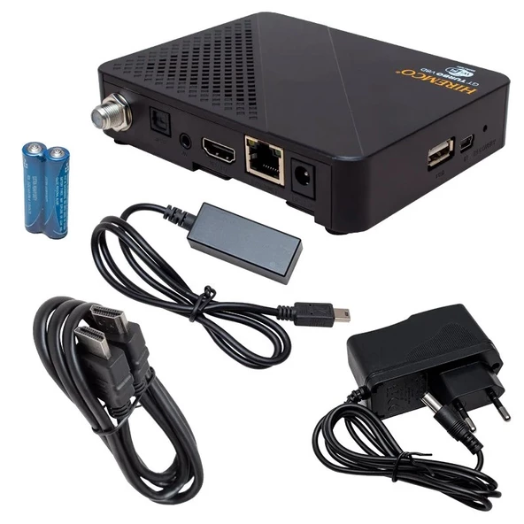 Ayt Hiremco Turbo IP TV Plus Linux Tabanlı Full HD Uydu Alıcısı Wifi Destekli İnternete Bağlanabilen