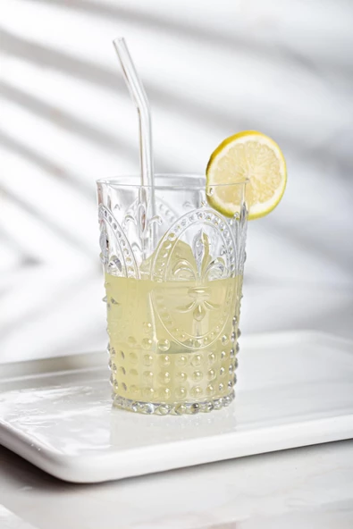 Akrilik Şeffaf 6'lı Kısa Bardak & Su Meşrubat Kahve Yanı Bardağı 400 ml ( Cam Değildir ) - 3