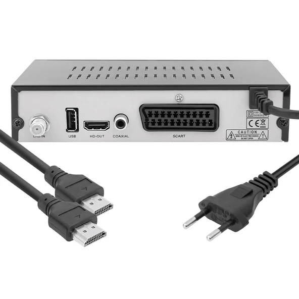 Ayt Magbox Pluton s Full Hd Tkgs li Hdmı Scart girişli Kasalı Uydu Alıcısı Uydu Cihazı - 3
