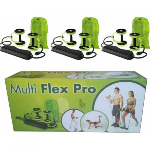 Multiflex Pro Kopmayan Lastikli Spor Aleti Karın Kası ve Şınav Aleti (579)