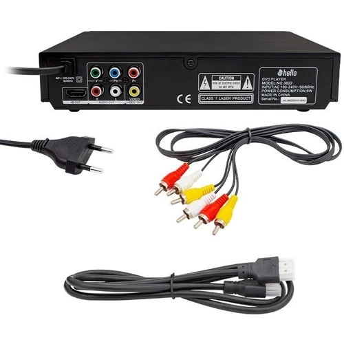 Hello Hl-5483 Dvd Player Divx Kumandalı Hdmi Çıkışlı Dvd Vcd Usb Den Film Oynatabilme - 2