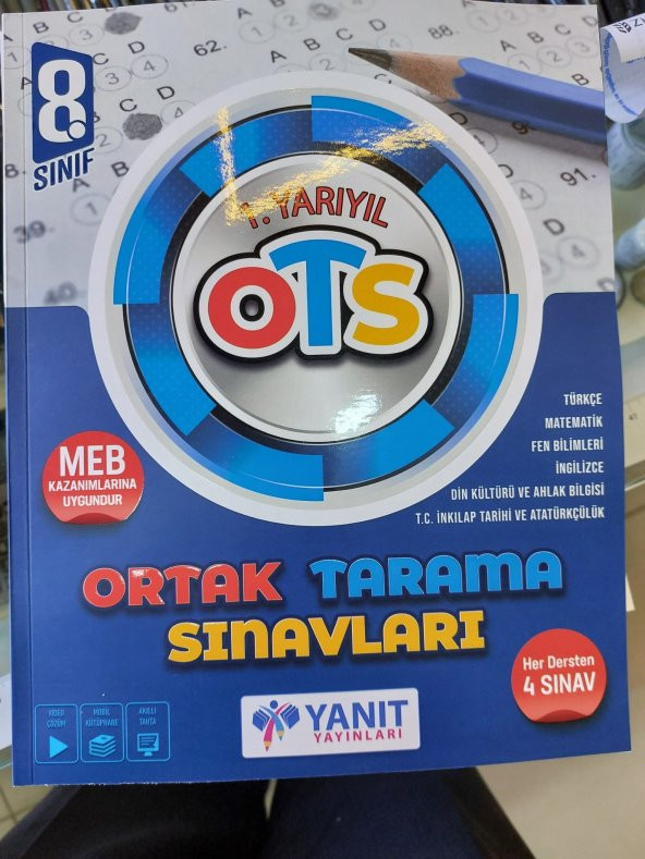 Yanıt-8.sınıf OTS 1.YARIYIL ORAK TARAMA SINAVLARI