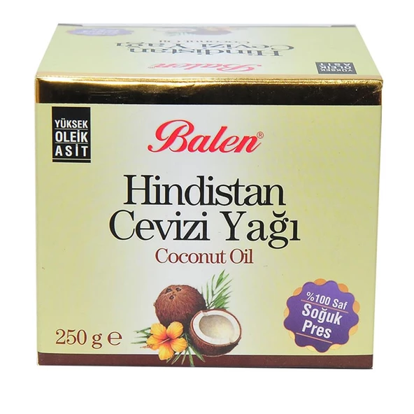 Balen Hindistan Cevizi Yağı 250Gr Yüksek Oleik Asit Soğuk Press - 2