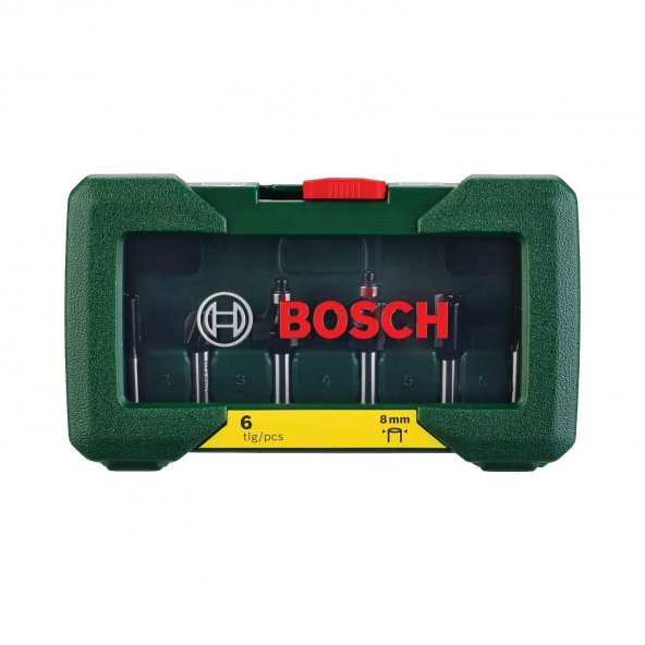 Bosch DIY 6 PARÇA FREZE SETİ 8 MM ŞAFTLI - 2