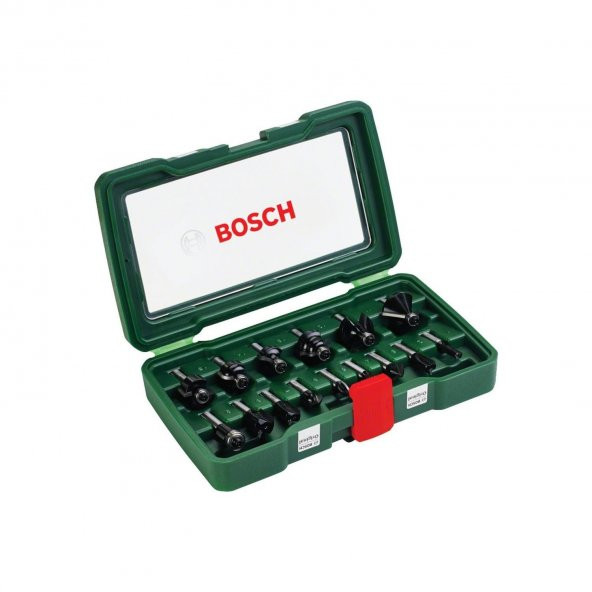 Bosch DIY 15 PARÇA FREZE SETİ 8 MM ŞAFTLI - 2