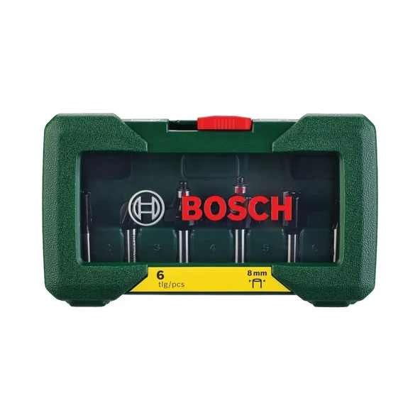 Bosch DIY 6 PARÇA FREZE SETİ 8 MM ŞAFTLI - 2
