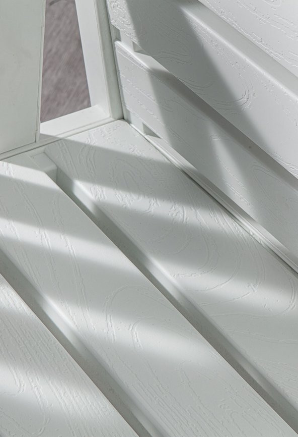 SANDALİE Lara Tekli 1 Kişilik Koltuk Balkon&Teras Bahçe Koltuk / Beyaz - 3