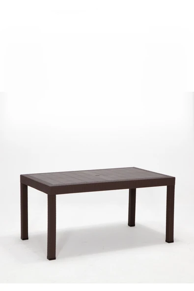 SANDALİE Rattan Lüx Dikdörtgen Kahve Masa Takımı Bahçe&Balkon - 2
