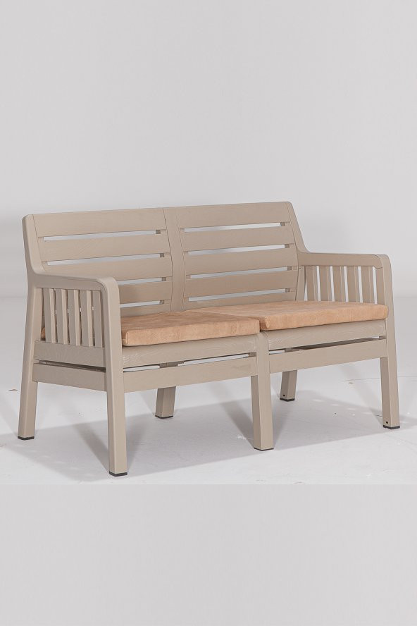 SANDALİE Lara 2li Koltuk Balkon&Teras Bahçe Koltuk / Cappucino