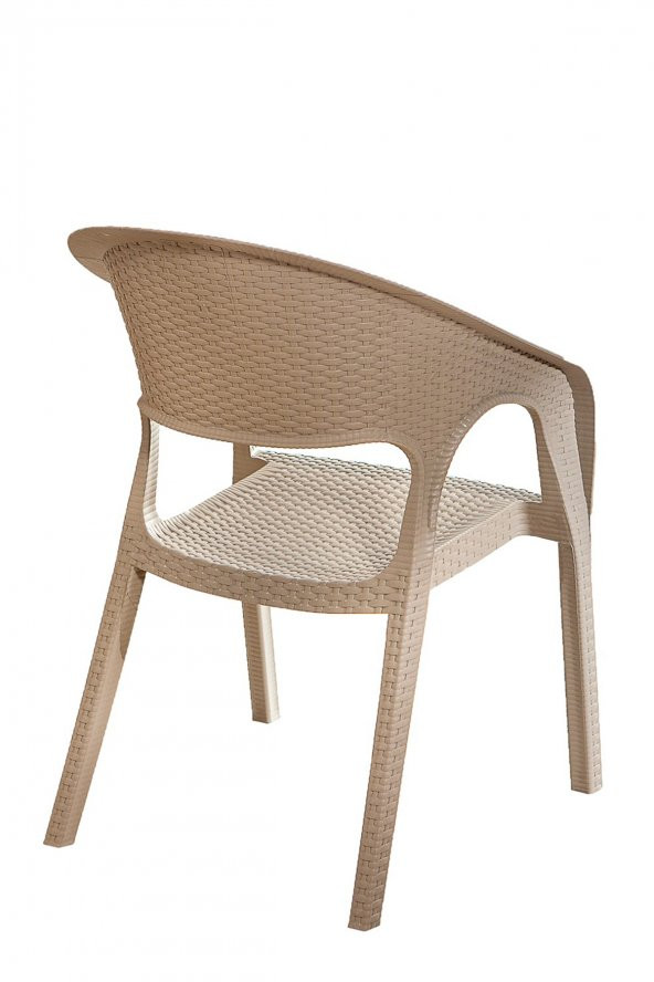 SANDALİE Garden Large Rattan Cappucino Masa Takımı Bahçe&Balkon - 1 Masa 6 Sandalye - 3