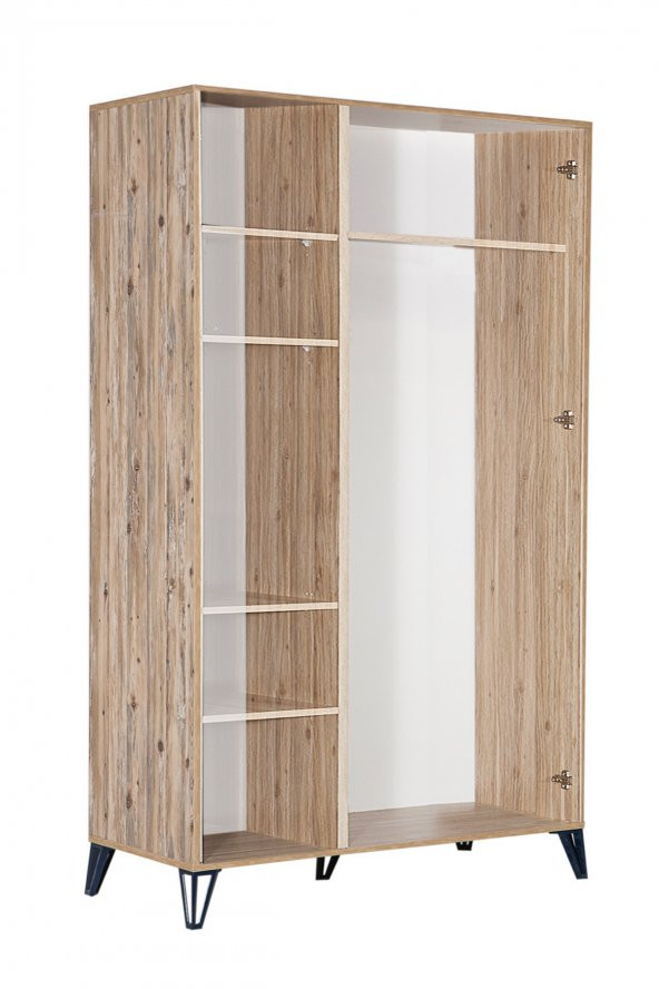 Rüya Atlantik Çam Gardırop - 3 Kapaklı Gardırop - 2