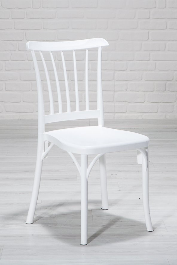 SANDALİE Violet Beyaz / Sirius Sabit Masa - 4 Sandalye 1 Masa / Salon - Mutfak Masa Takımı - 2