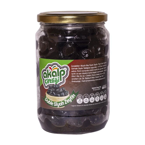 Duble Siyah Zeytin 250 Gr