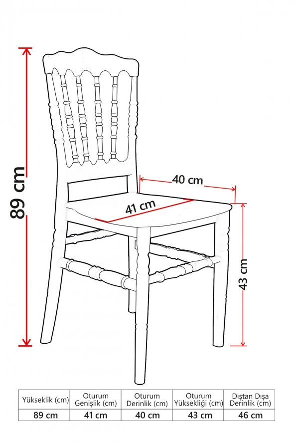 SANDALİE Grande / Miray Mutfak Masa Takımı 4 Sandalye 1 Masa - Cappucino - 3