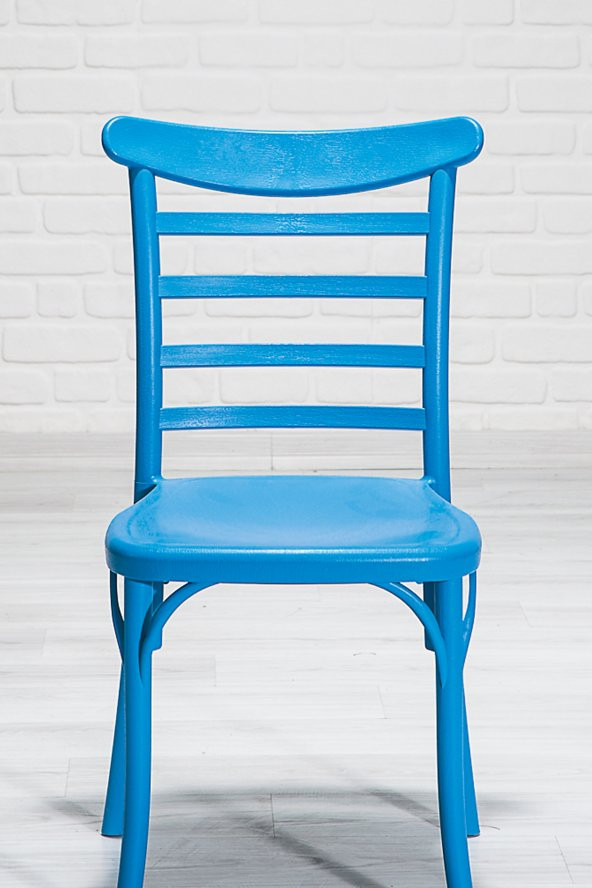 SANDALİE Arda / Efes Mutfak Masa Takımı 4 Sandalye 1 Masa - Mavi - 3